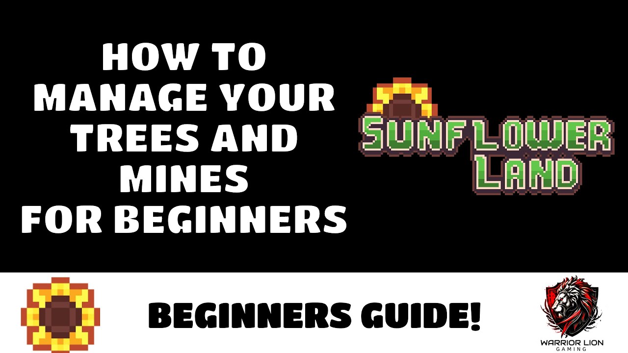 Sunflower Land NFT Game | How To Manage Your Trees and Mines | Polygon Blockchain