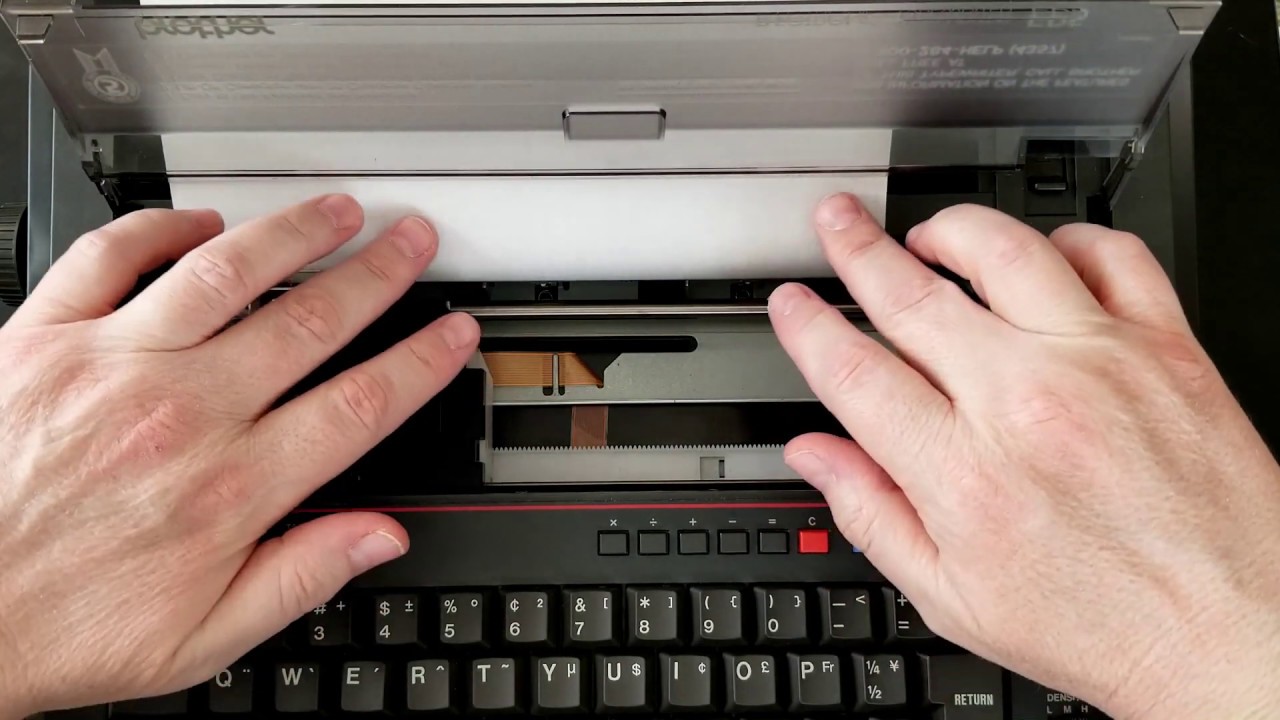 Brother EP5 Thermal Typewriter In-Depth Review (Typewriter Community)