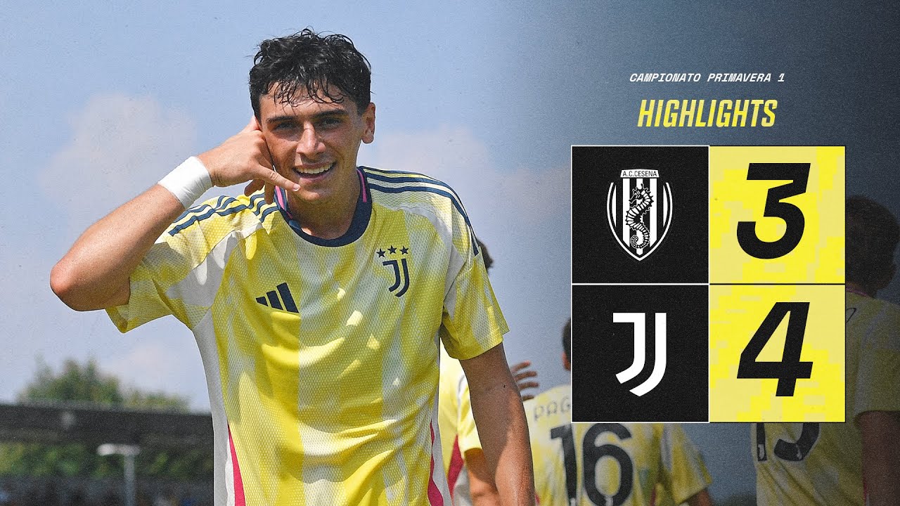 HIGHLIGHTS Primavera 1 | Cesena 3-4 Juventus | A CRAZY COMEBACK from 3-1 down!