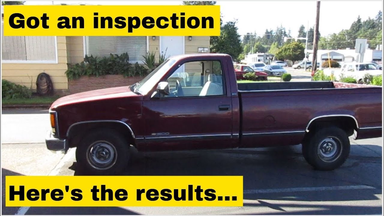 Taking my Old 1994 Chevy Cheyenne C1500 Work Truck in For an Inspection (Expensive)