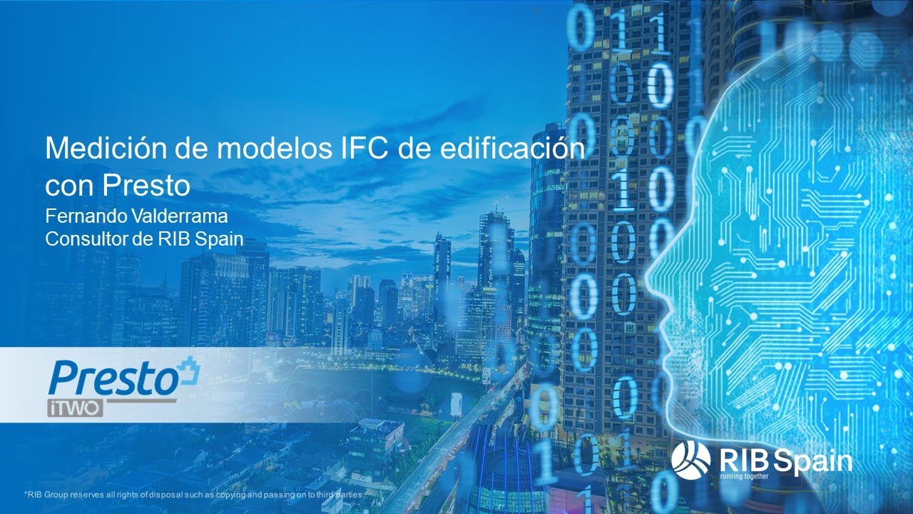 Medición de modelos IFC de edificación con Presto