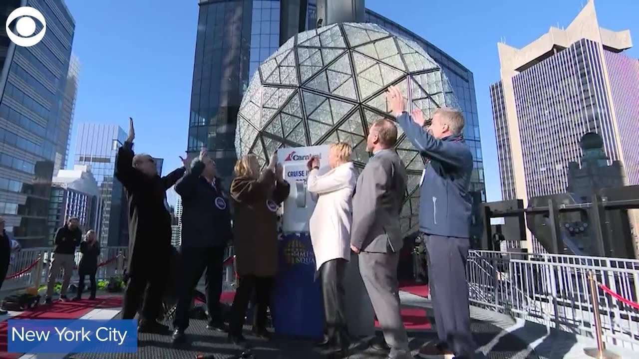 New Year's Eve Ball tested in New York City's Times Square