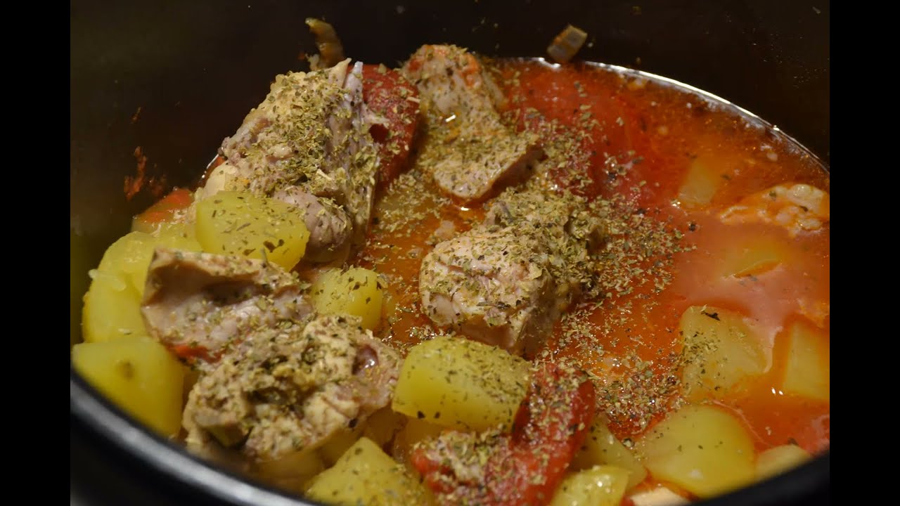 Lapin pommes de terre tomates cookeo