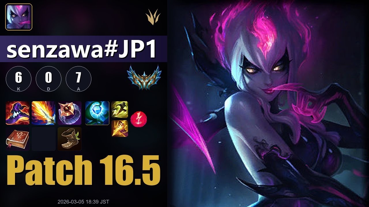 [JP Challenger JG] Evelynn 6/0/7 - senzawa#JP1