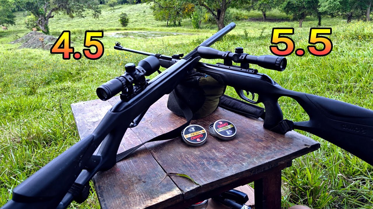 ¿Que rifle de aire elegir? un 4.5 o un 5.5 | mi recomendación