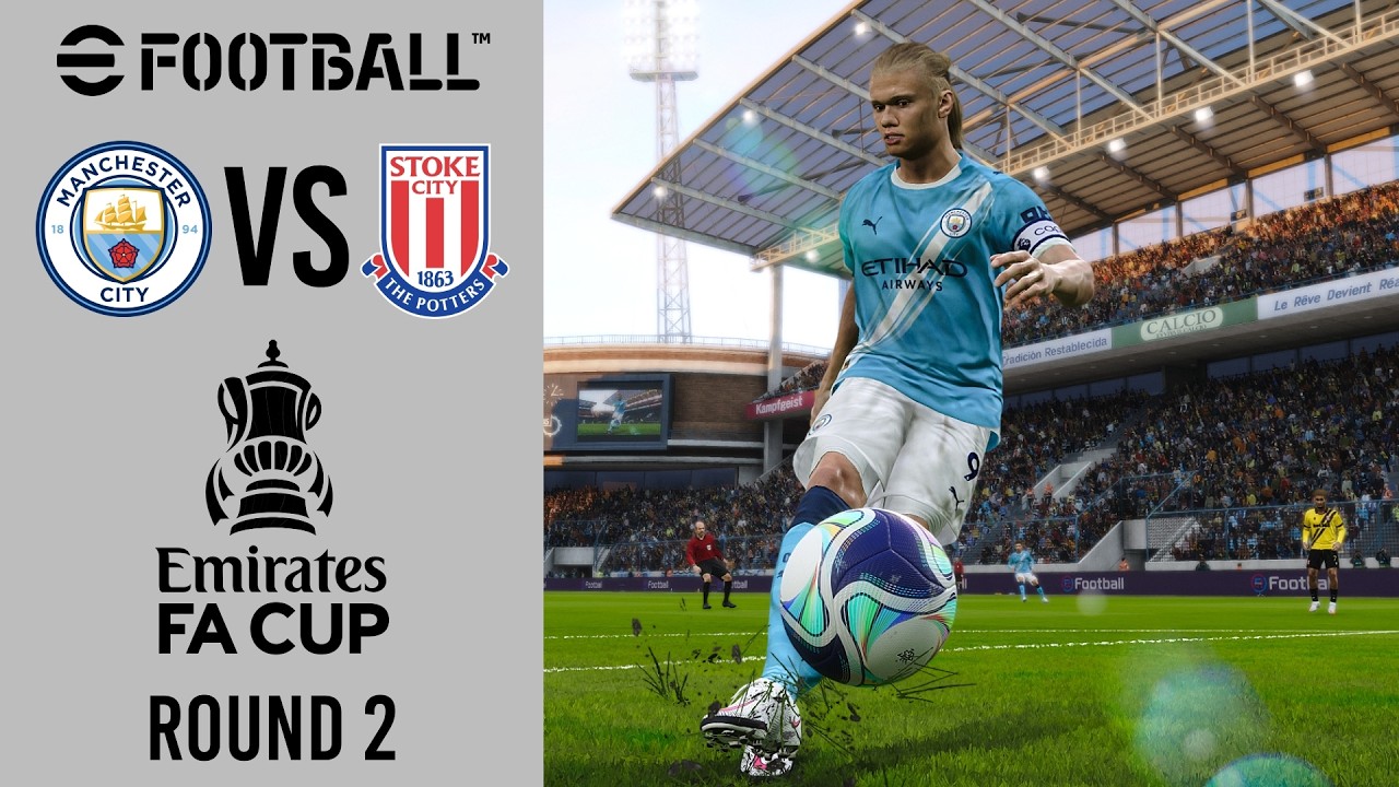 Man City Career League, Emirate FA Cup Round 2 | eFootball PES 21 Mod Patch 2025/2026