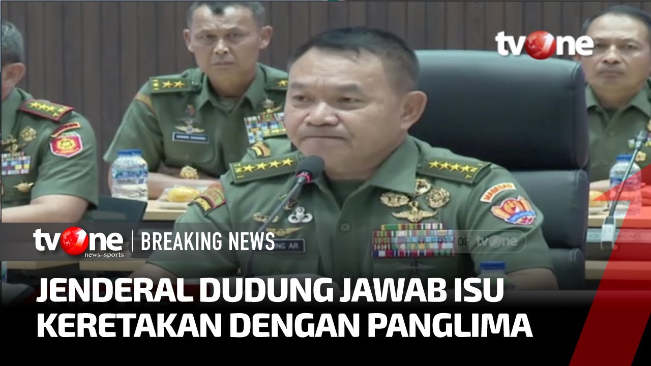 BREAKING NEWS! KSAD Dudung Bantah Keretakan Hubungan dengan Panglima | tvOne