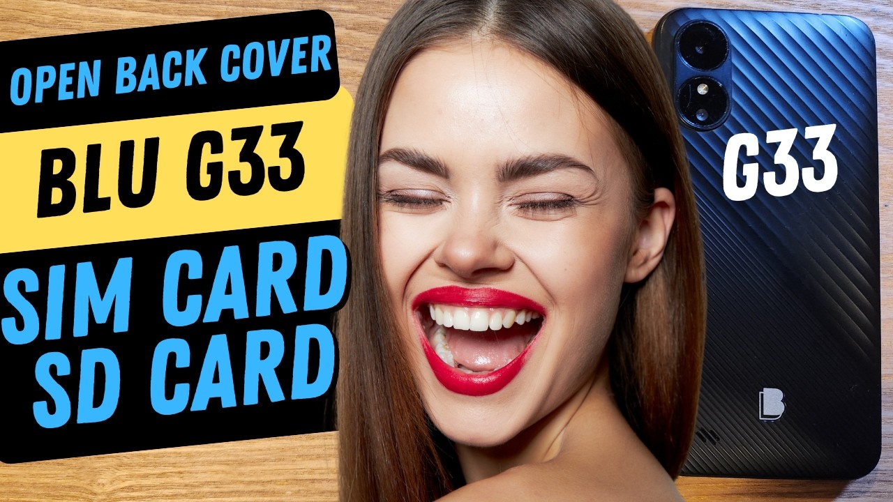 Full Guide for your Blu G33 Remove Back Cover Change Sim Card Add SD Card Change Battery