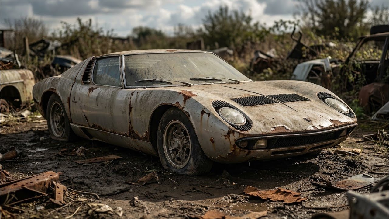 ASMR Car Restoration! Full Restoration of 1969 Lamborghini to Looking New