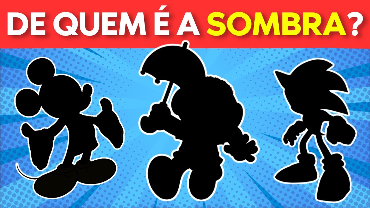 👀Adivinhe o Personagem pela Sombra | 🔦🎬 Desafio da Sombra | Paraíso do Quiz