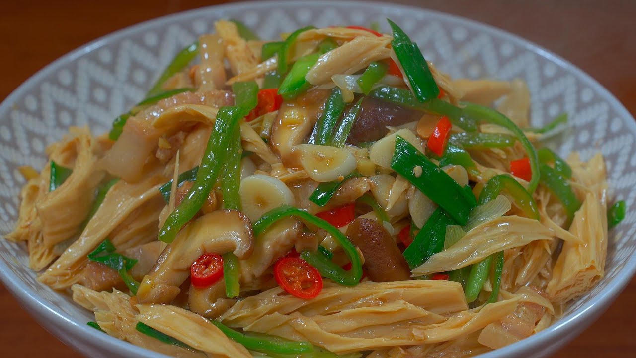 原來腐竹這樣做才最好吃，簡單易學，鮮香勁道入味，好吃又下飯