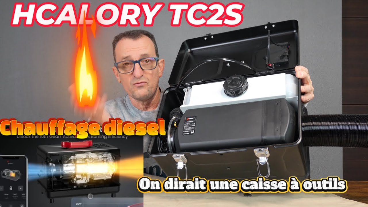 HCALORY TC2S , Chauffage d'appoint Diesel , Idéal Van , Chalet , Garage !!!