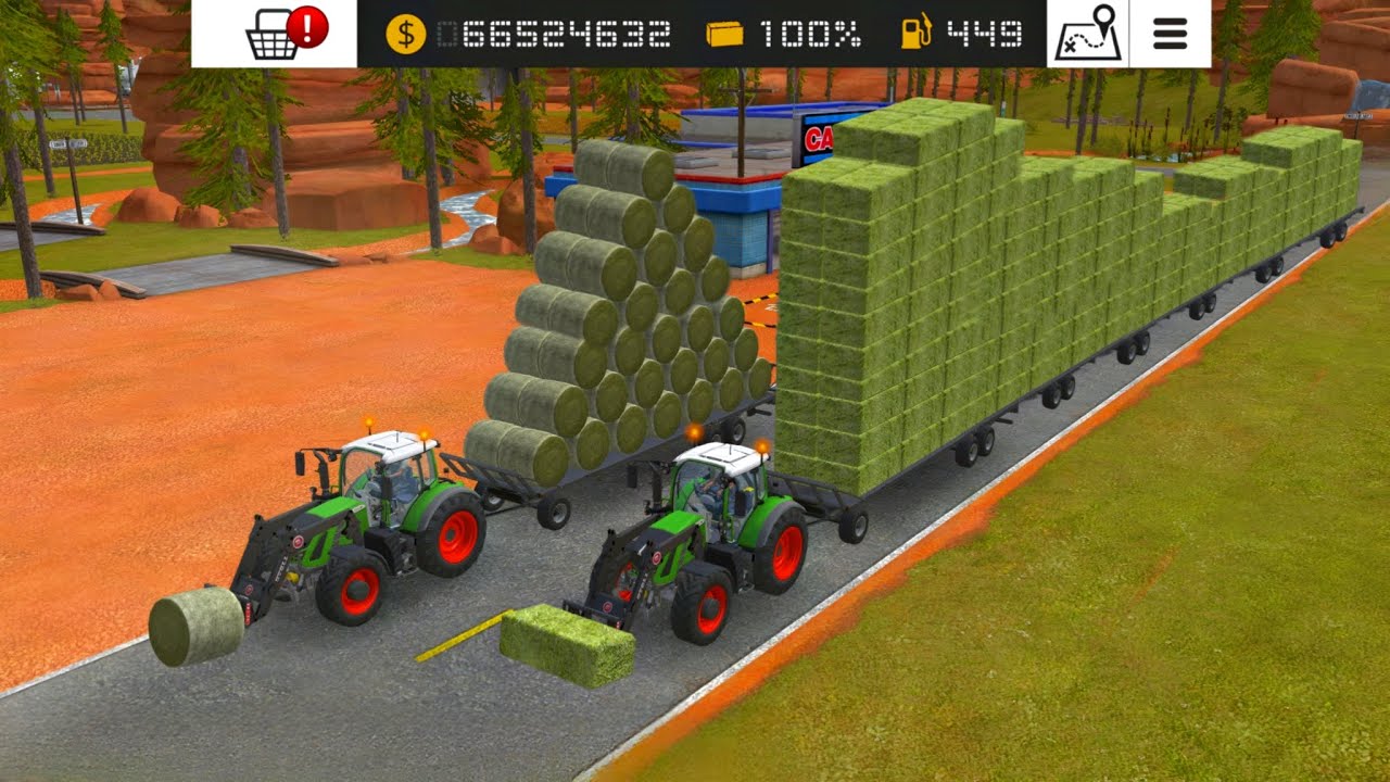 Перегрузка круглых и квадратных тюков в FS18! Farming Simulator 18: покадровая съёмка | Геймплей ...