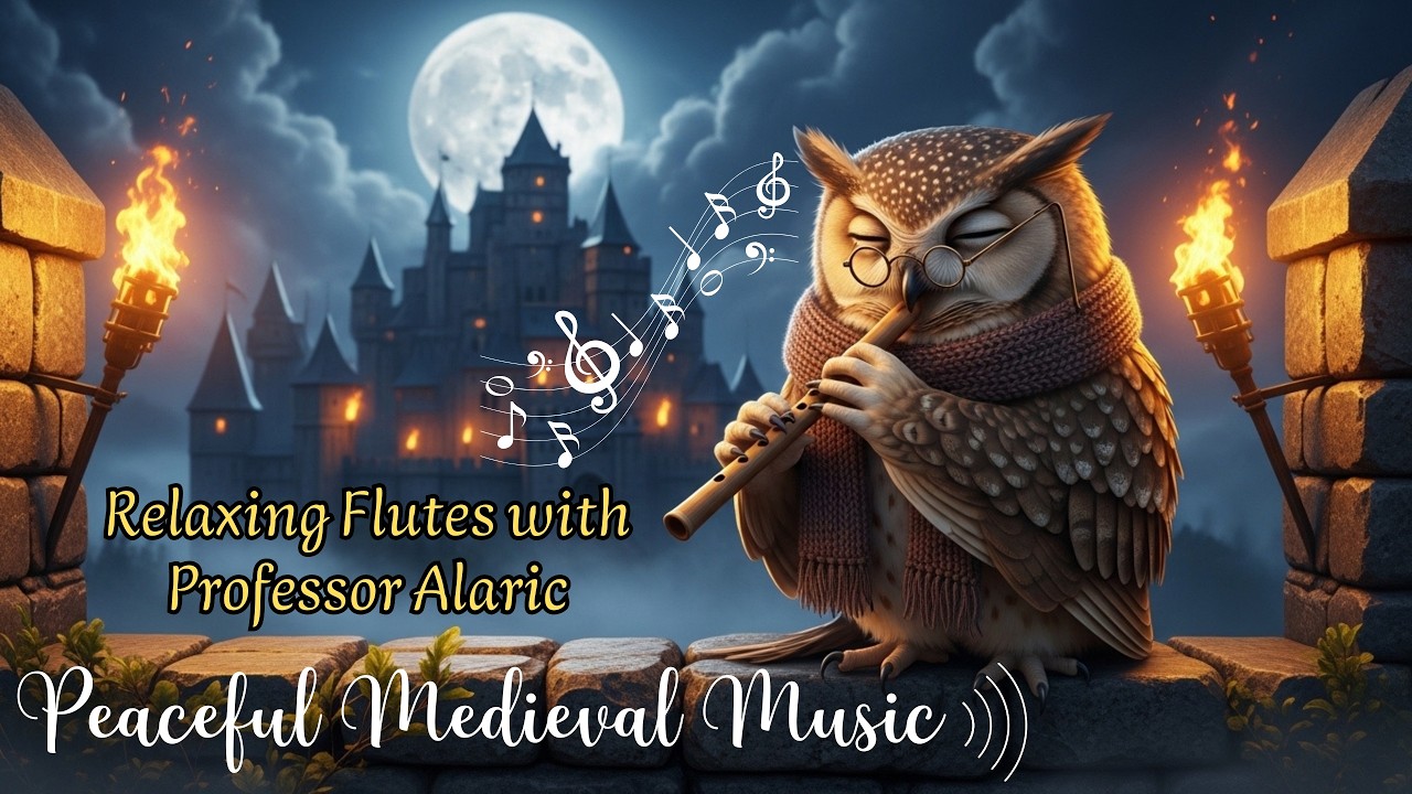 Peaceful Nights with Professor Alaric — Medieval Music for Sleep, Rest, and Anxiety Relief...🎵🎤
