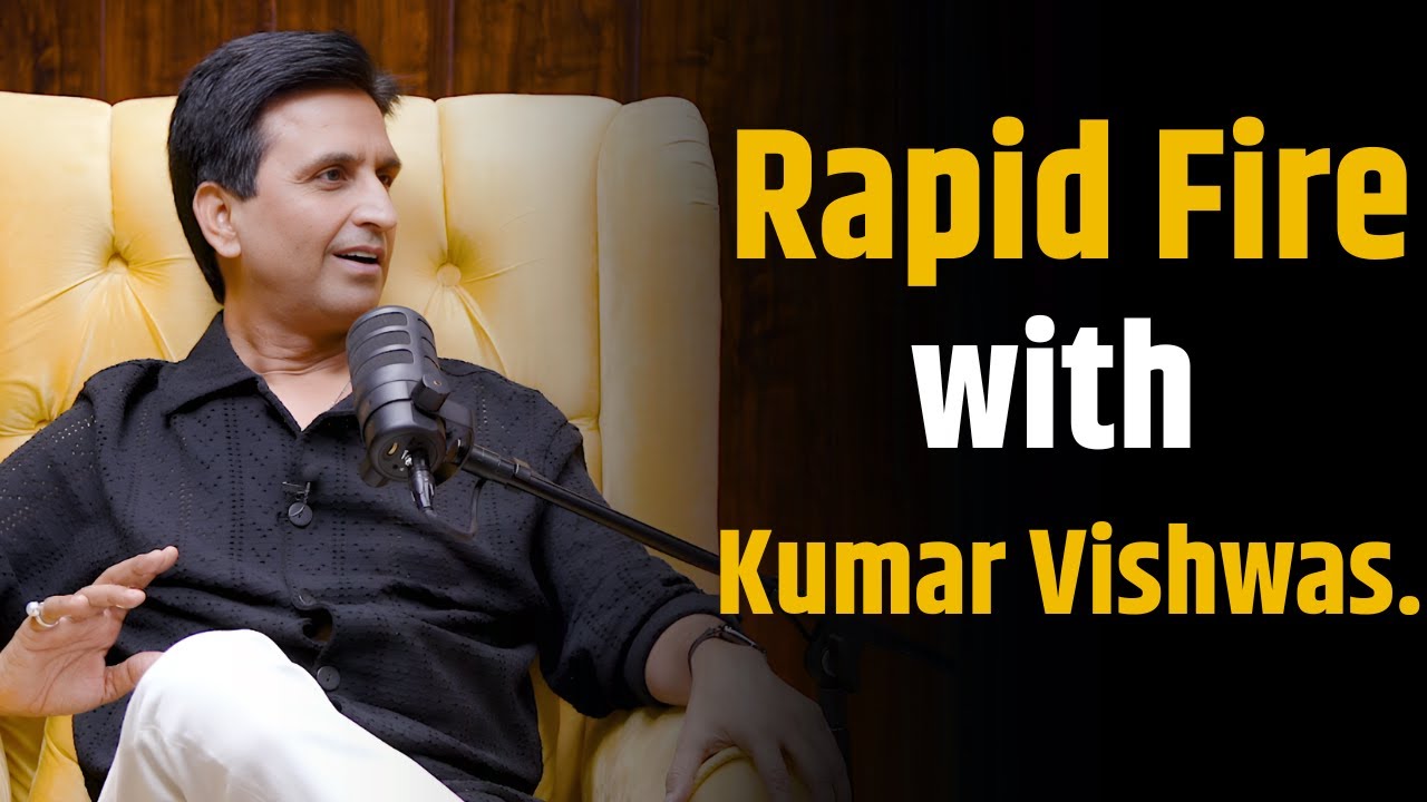 Interesting Rapid fire with Kumar Vishwas ! | Shubhankar Mishra