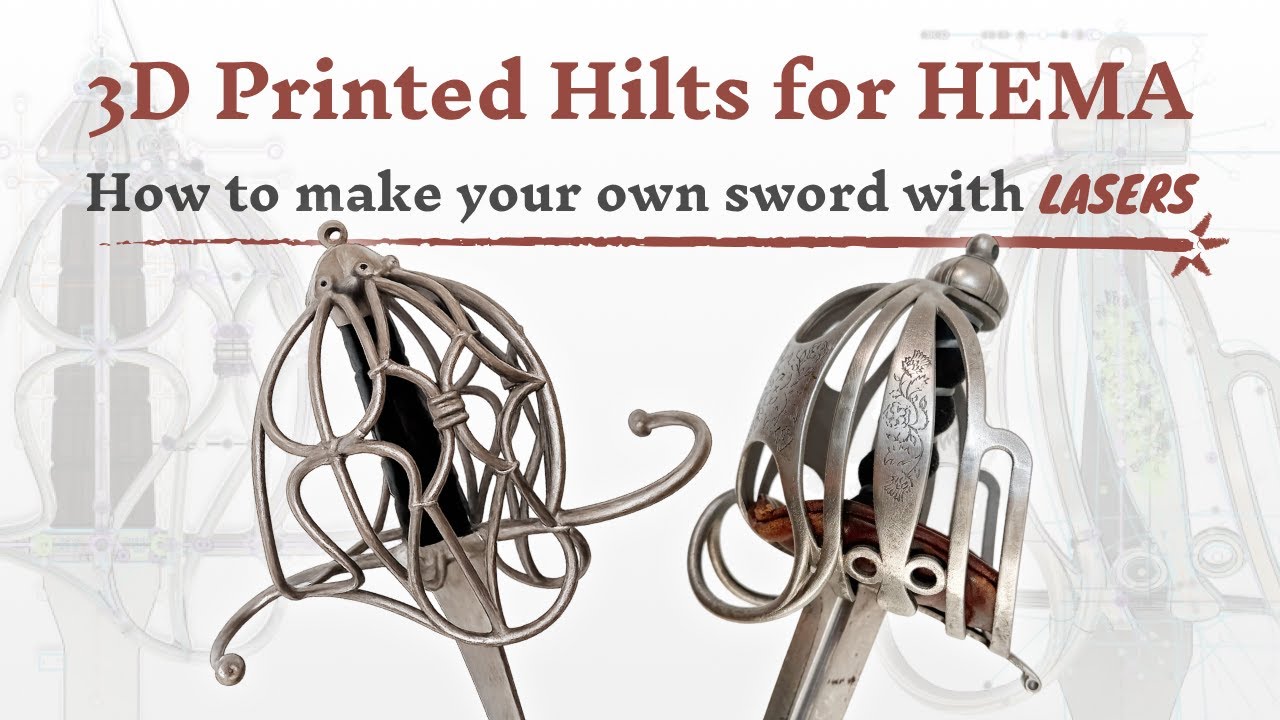 I 3D printed steel sword hilts, and you should too.