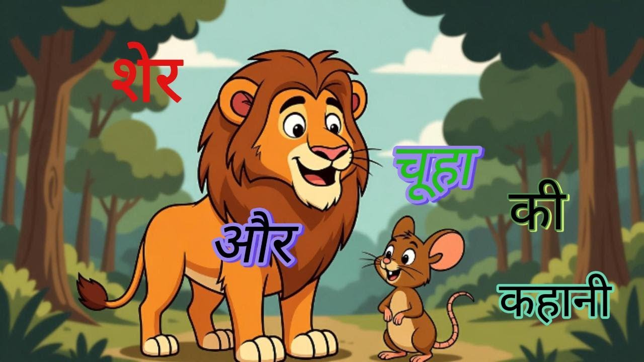 एक शक्तिशाली शेर और छोटे चूहे की कहानी । Cartoon Dhamaal