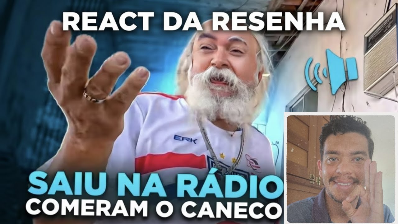 REACT SAIU NA RÁDIO QUE COMERAM O CANECO DE LUIZ DO SOM