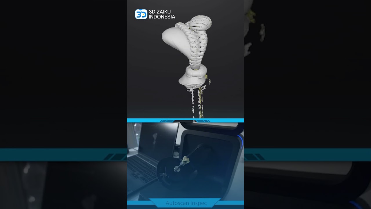 Scan Cincin Dengan Autoscan Inspec High Accuracy Industrial 3D Scanner for Small Parts