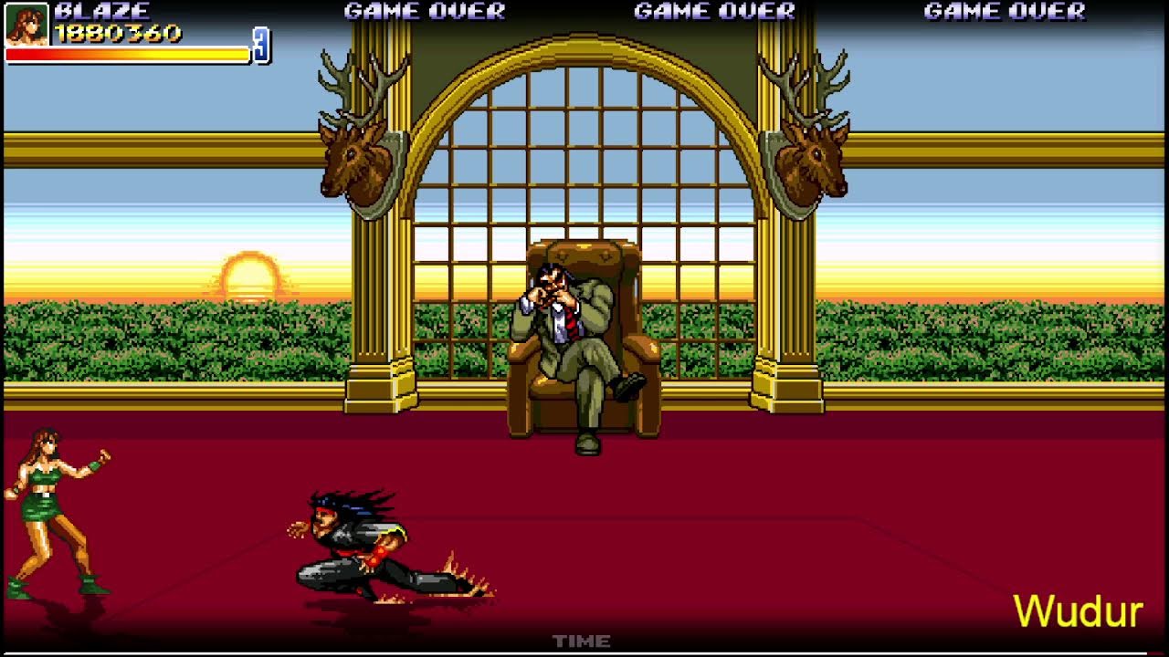 streeets of rage X  Mania (2X enemies) blaze 1cc attempts
