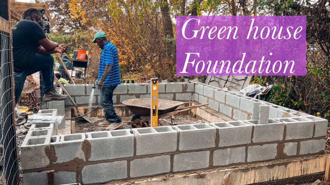 Building a Greenhouse | She shed Part 1 : Foundation