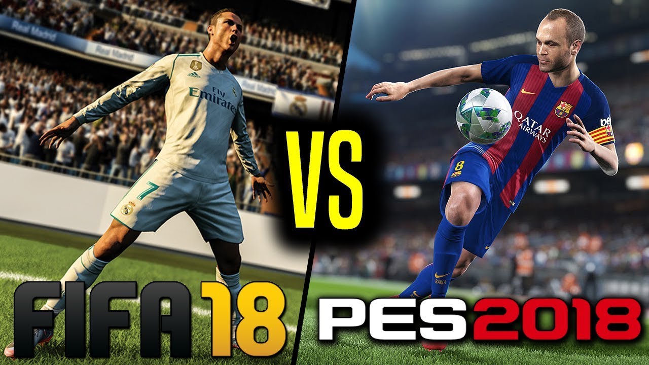FIFA 18 VS PES 2018! POR&Oacute;WNANIE rozgrywki!