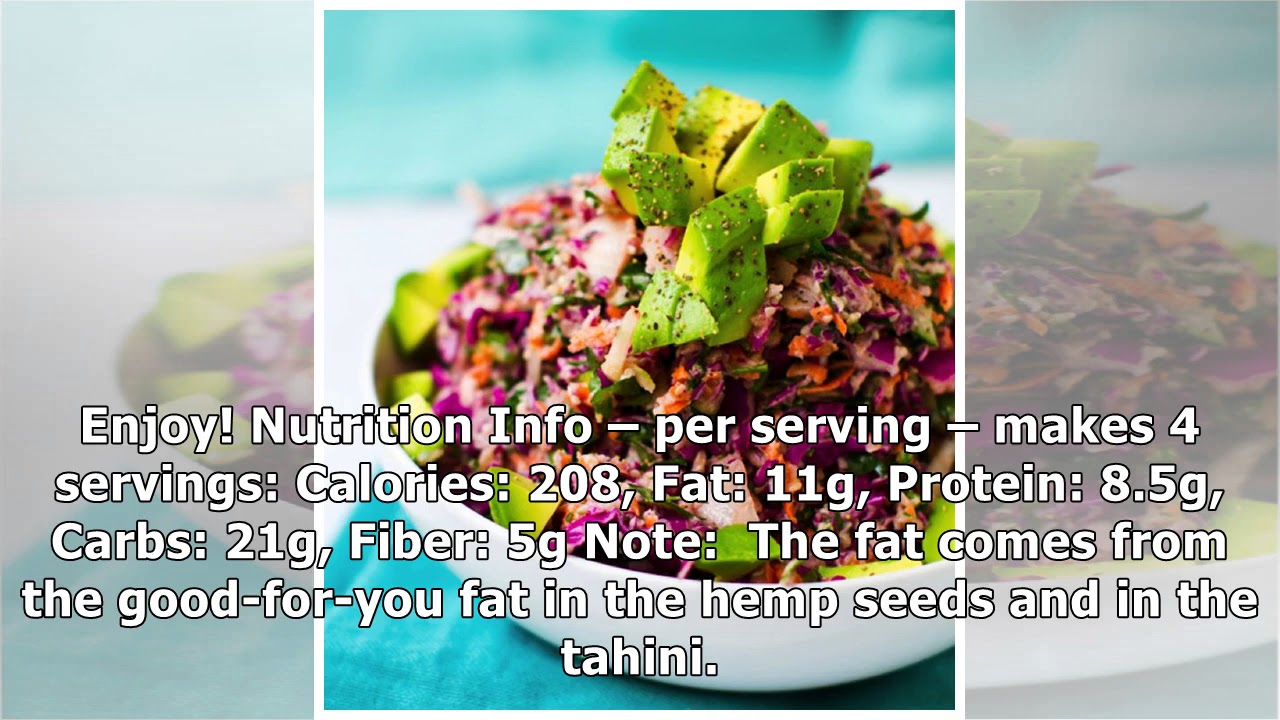 Confetti Coleslaw with Sweet Tahini Dressing