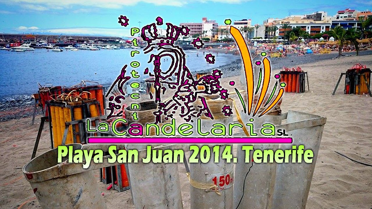 Fuegos de Playa San Juan 2014 (Montaje). Pirotecnia La Candelaria SL
