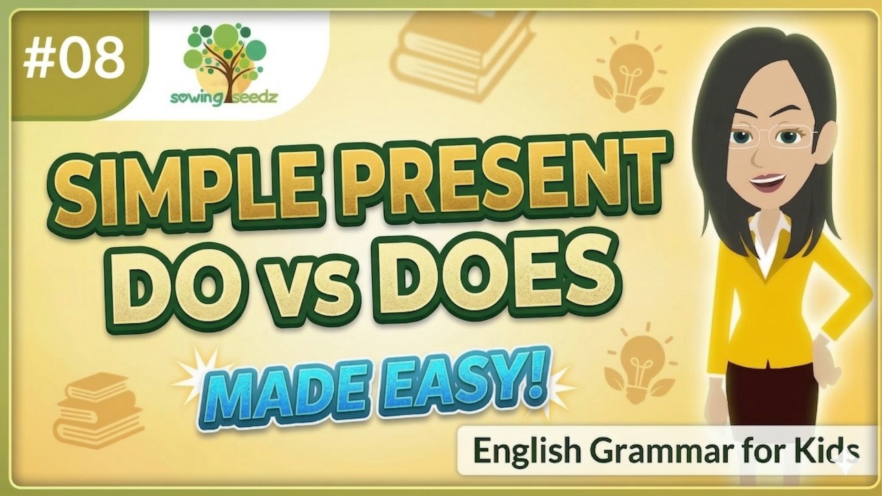 How to Use Simple Present Tense | Do vs. Does | English Grammar