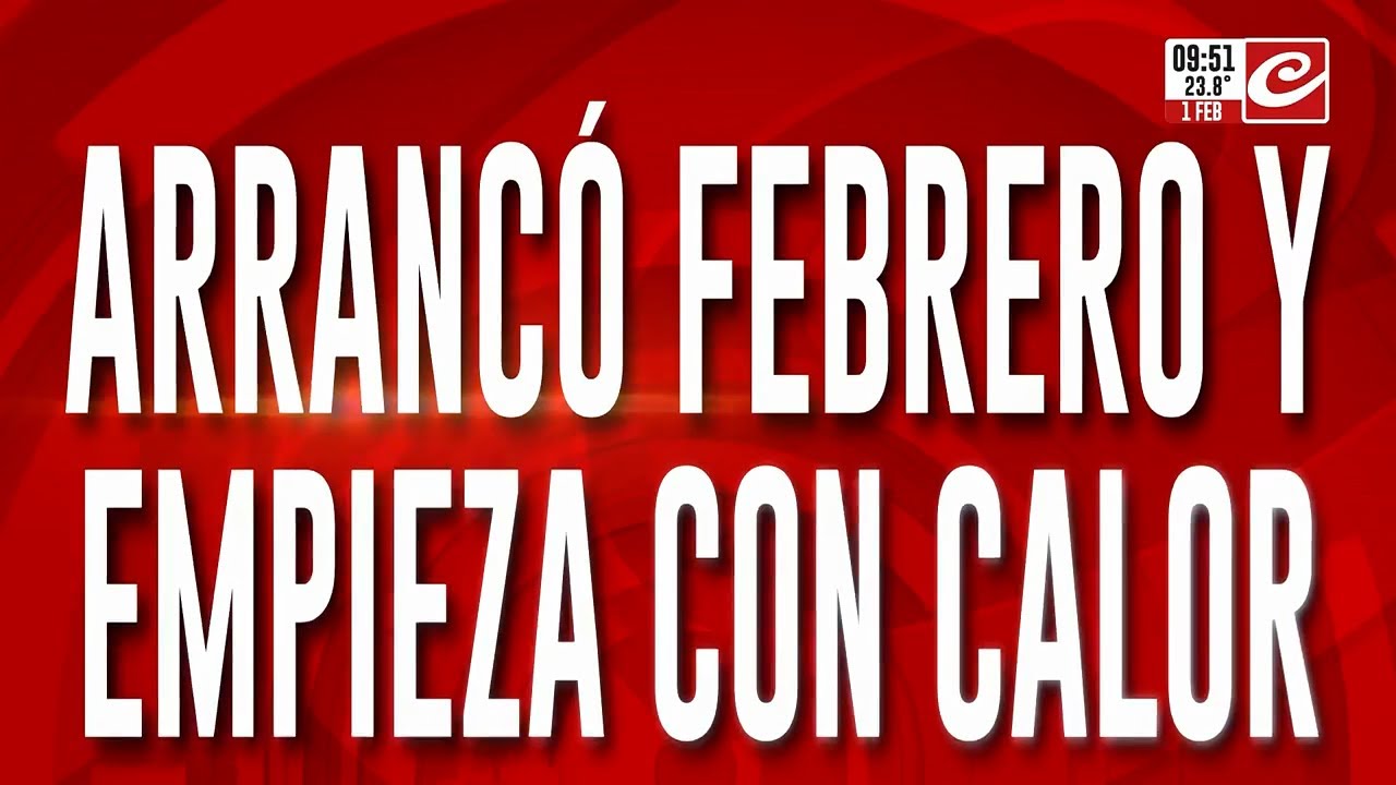 Arrancó Febrero y empieza con calor, mañana ideal para mate y playa