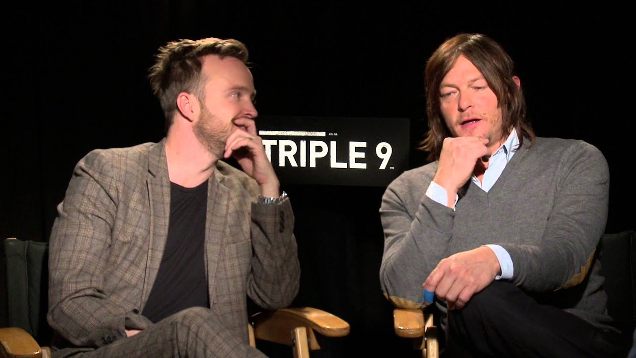 Luis Lecca interviews Norman Reedus & Aaron Paul Talk Triple 9