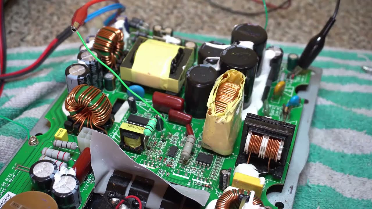 Руководство по ремонту импульсного источника питания Mackie SRM450v2, базовое руководство. См. пр...