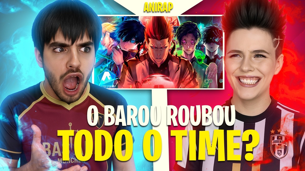 O REI EM QUADRA! 🦁 Bastard X Ubers (Blue Lock) | Liga Neo Egoísta PT 3 | AniRap [CAVA E MELL REACT]