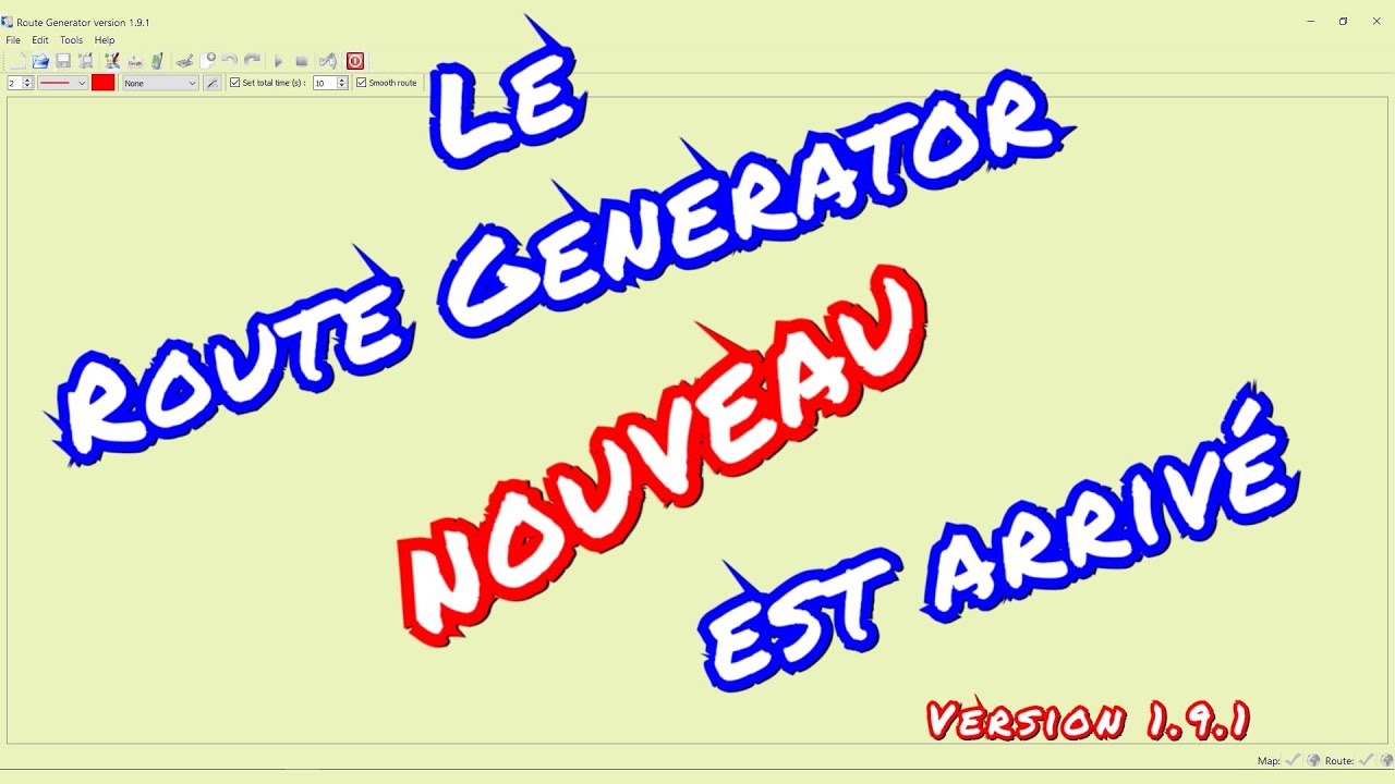 🗺️ Créer un itinéraire animé avec Route Generator V1.9.1