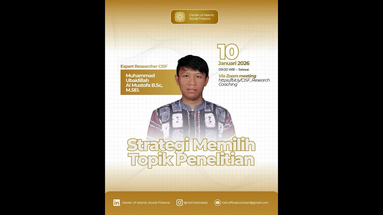 RESEARCH COACHING (STRATEGI MEMILIH TOPIK PENELITIAN) #1