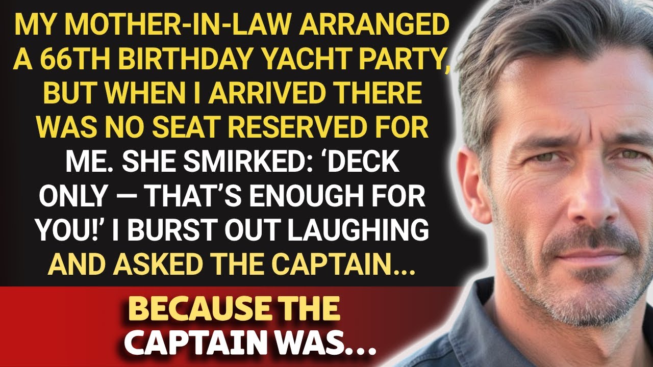 MIL Kicked Me to the Deck at the Yacht Birthday Party — I Laughed and called the Captain, He Was a..