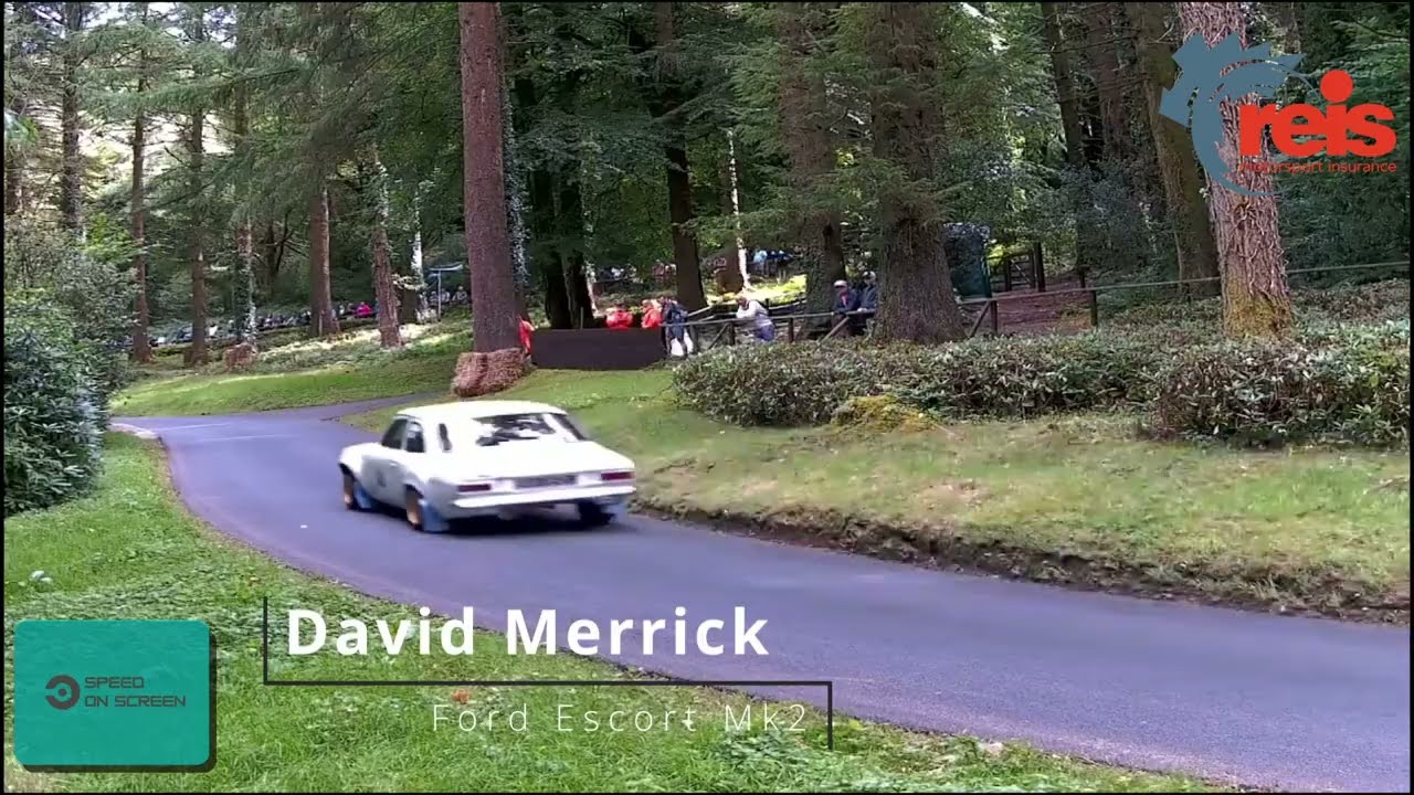 David Merrick at Wiscombe Park Hillclimb in a Mk1 Escort
