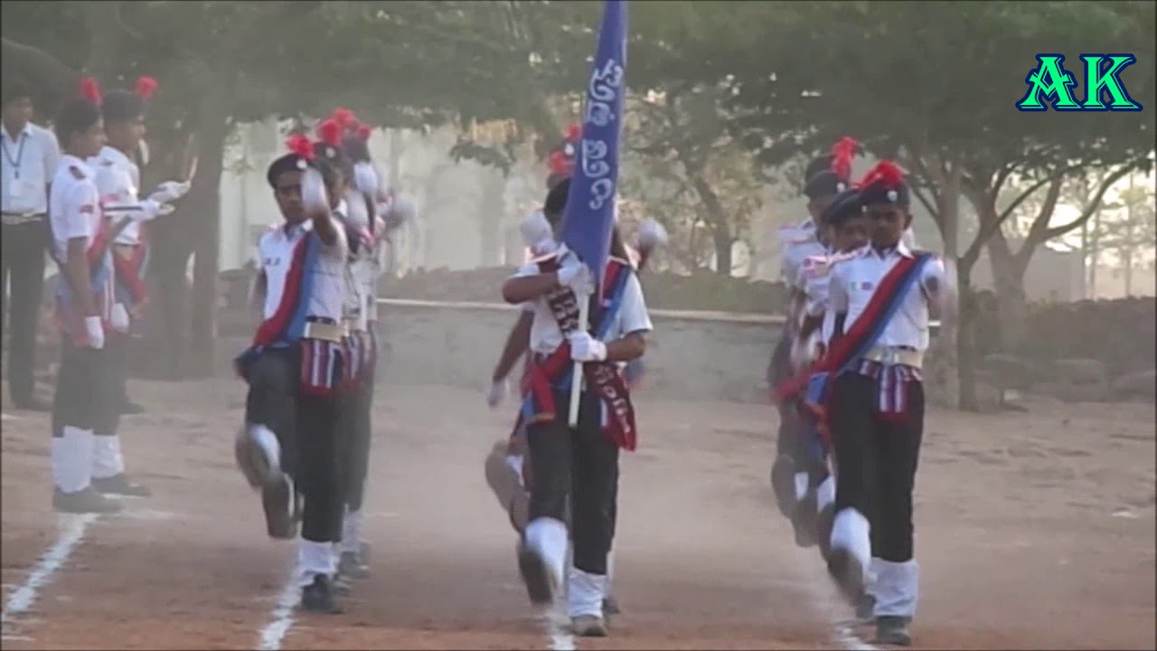 S M High school Terdal | march past | guest welcoming | AK Creation