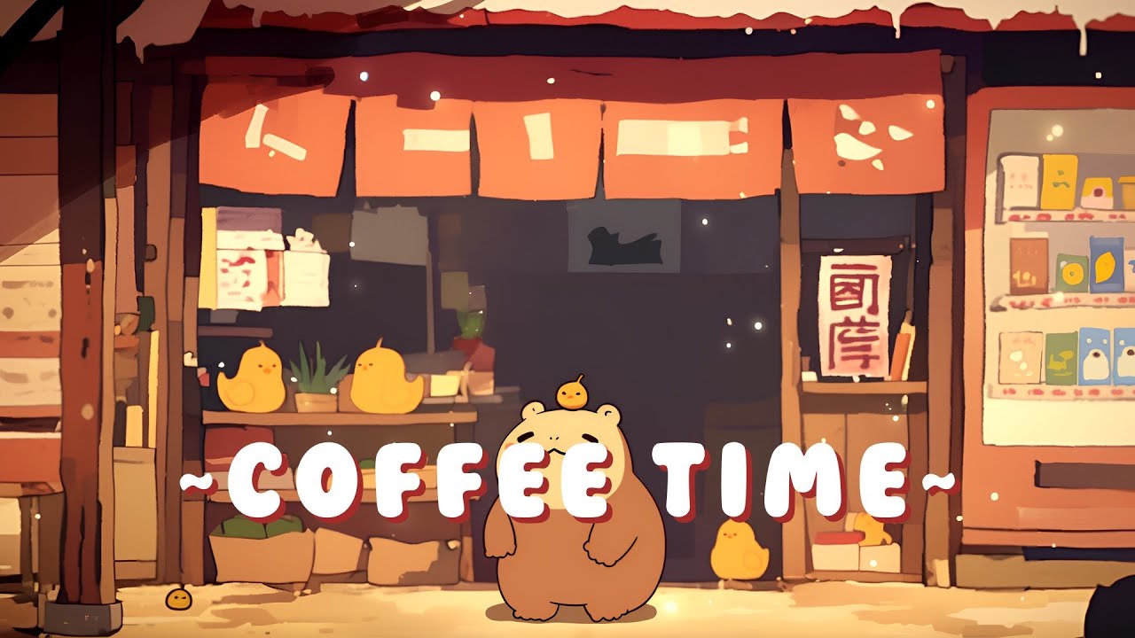 Capybara Chill Station - Cozy Japanese Lofi Mix ~ Gentle Feelings ~ 🦫 🎵 🌙 | Sleep Aid