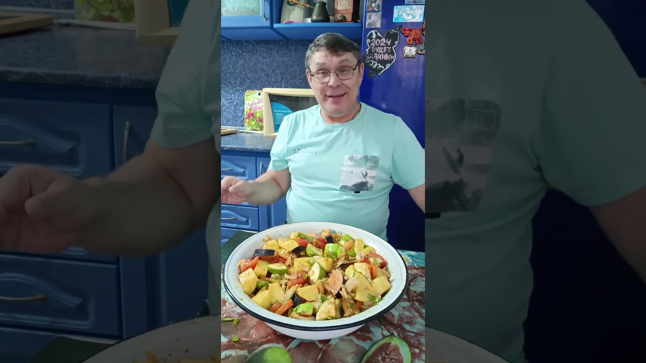 Куриные голени с овощами в рукаве. Делюсь рецептом.