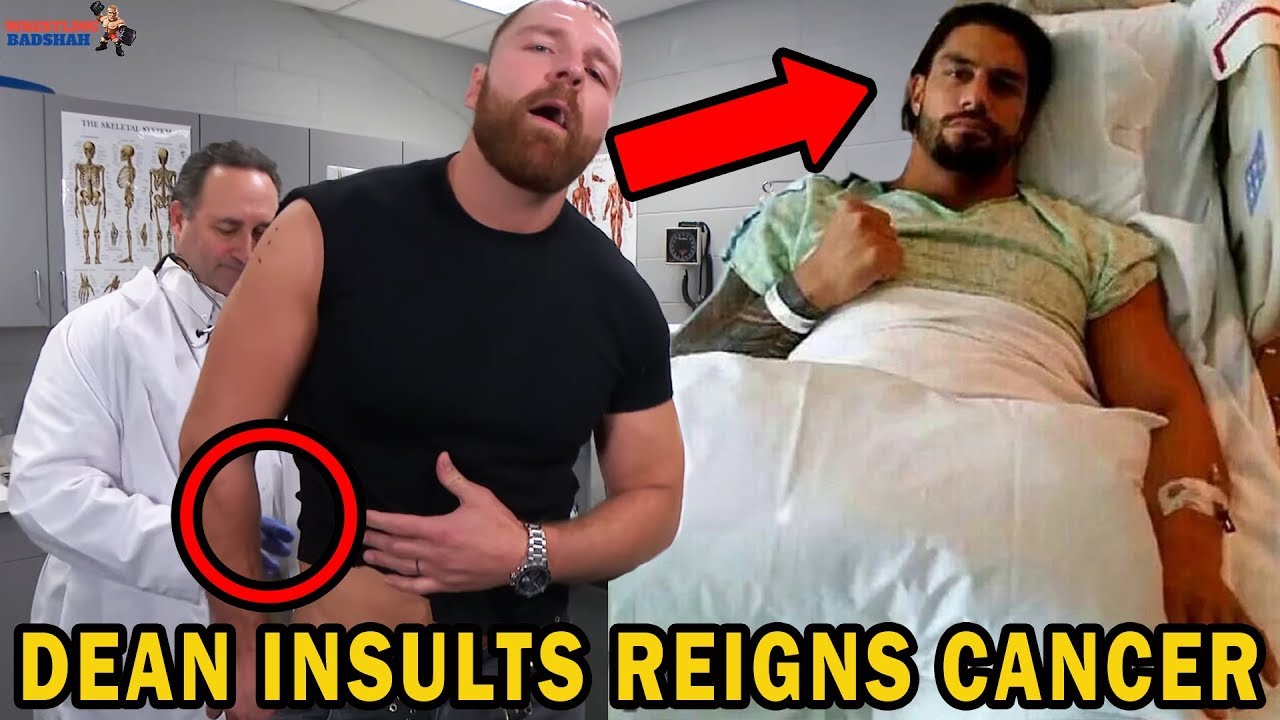 DEAN AMBROSE INSULTS ROMAN REIGNS CANCER ON RAW!!!
