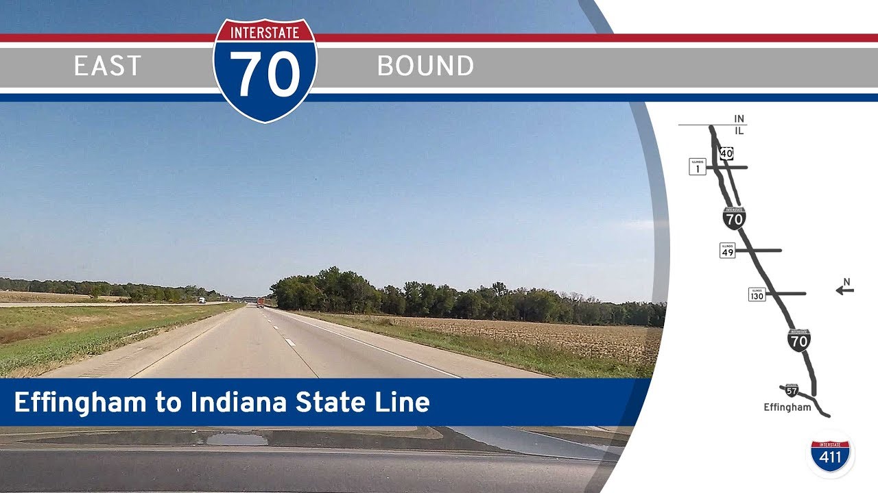 Interstate 70 - Effingham, Illinois to Indiana |  Drive America's Highways 🚙