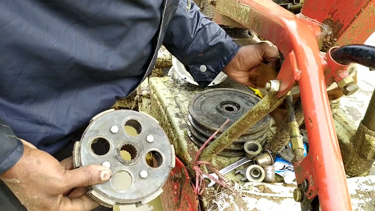Vst Power Tiller Clutch Plate Changing