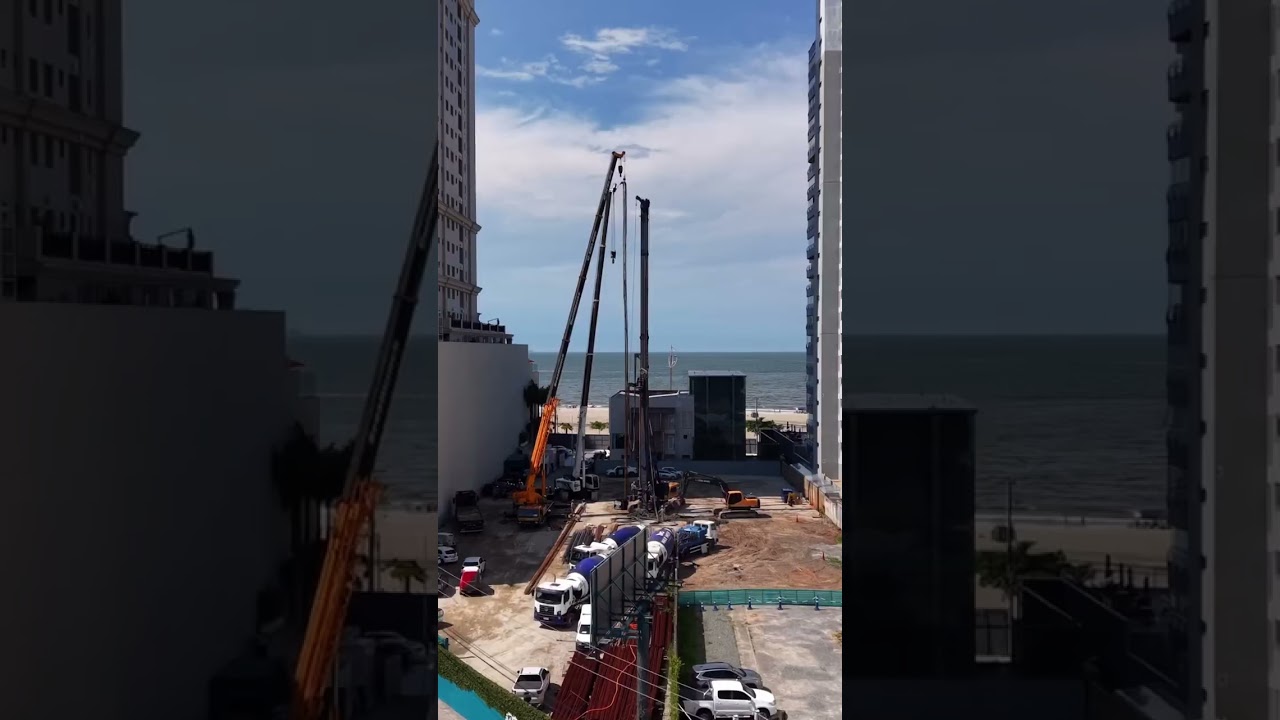 A maior funda&ccedil;&atilde;o da hist&oacute;ria da constru&ccedil;&atilde;o civil do Brasil. Senna Tower.