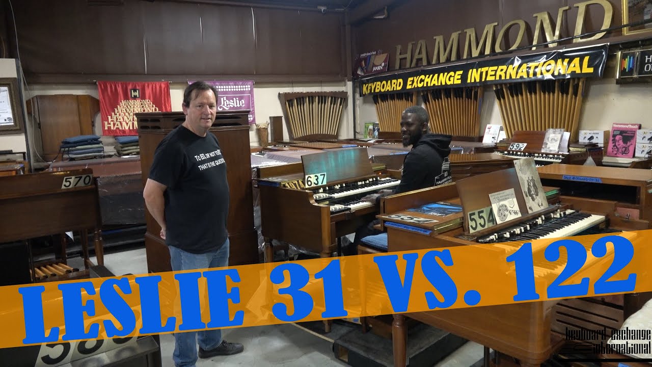 Leslie 31H vs.122 comparison on a Hammond B3. What Leslie do you prefer? KeyboardExchange.com