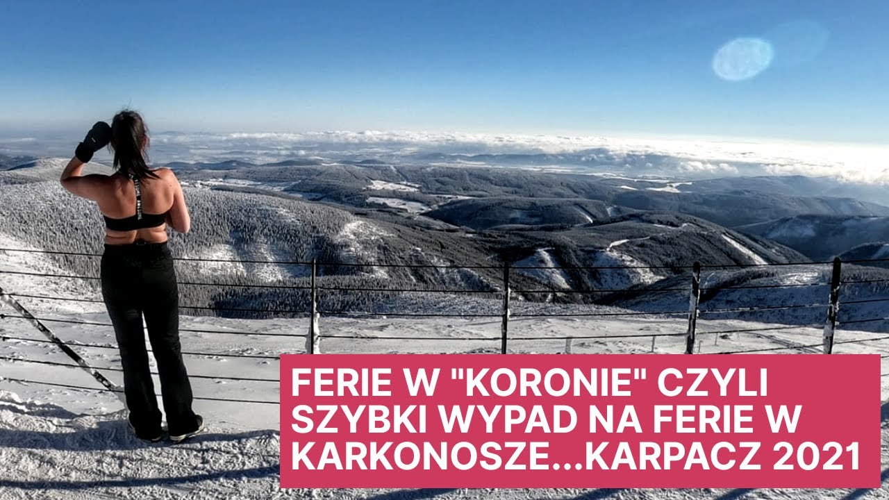 ŚNIEŻKA zimą przy IDEALNEJ pogodzie!-Ferie w 