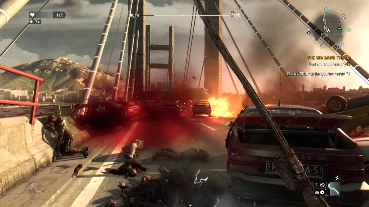 Dying Light BadAss Bridge Kill 