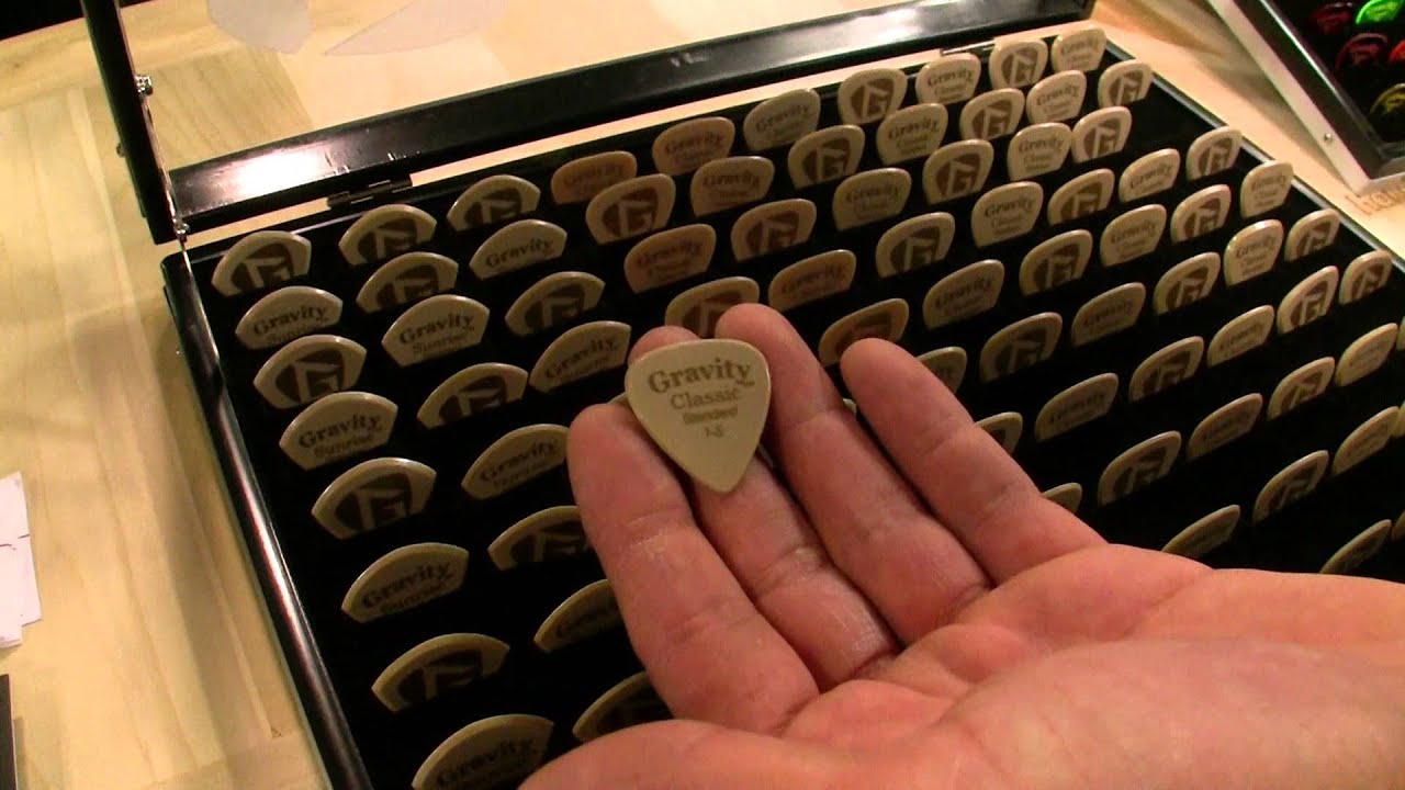 Gravity Guitar Picks at NAMM 2015 | MikesGig