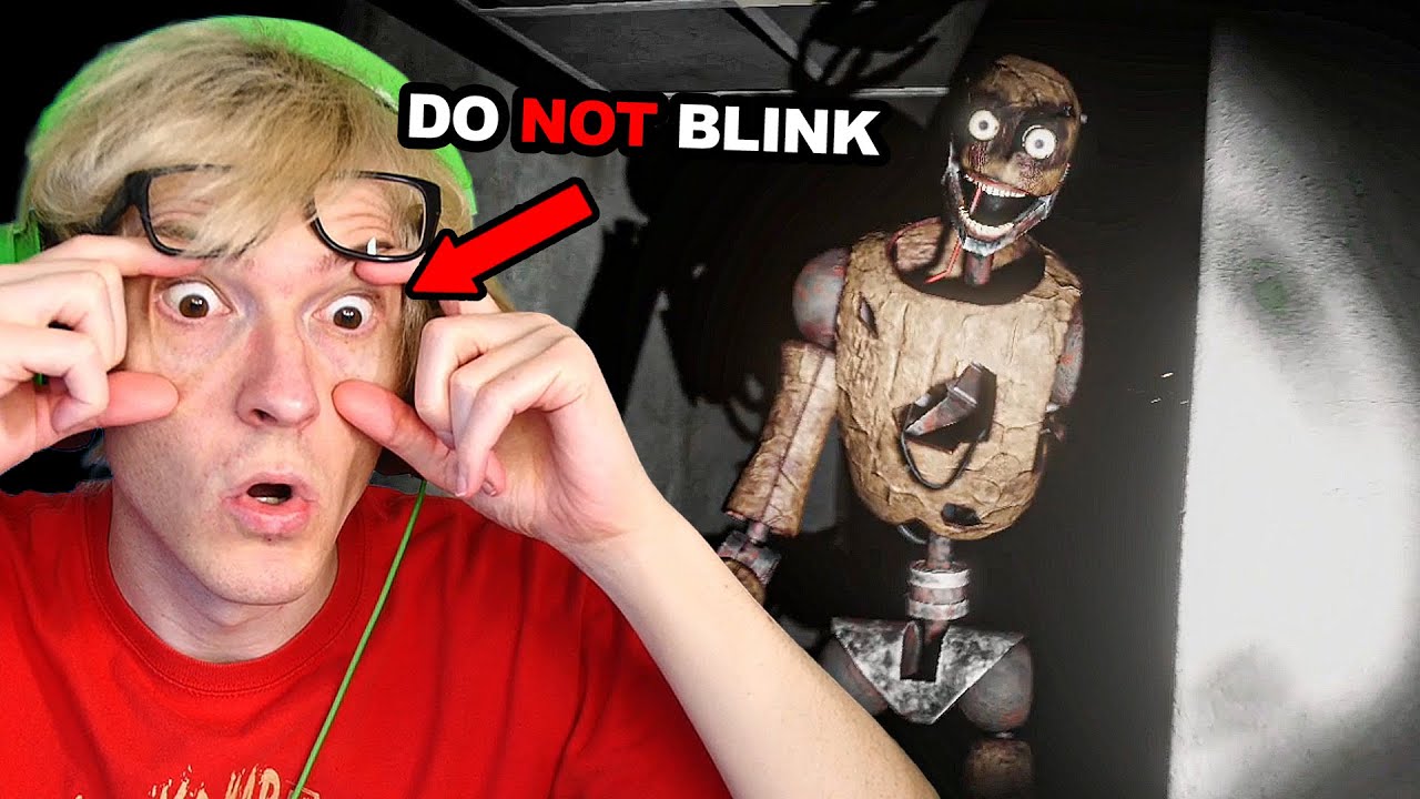If you blink in real life, you die...