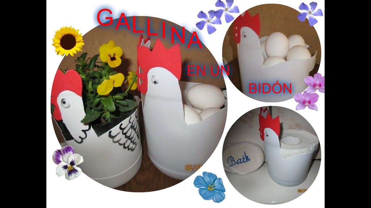 GALLINA EN UN BIDÓN   Luz Mireya Martinez